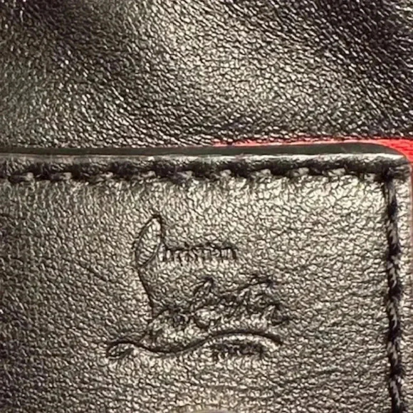 🔥🔥Christian Louboutin Mouchara Black Leather Tote Shoulder Bag BRAND NEW! - Picture 12 of 16
